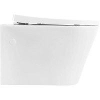 Подвесной безободковый унитаз BelBagno Flay-R BB506CH