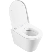 Подвесной безободковый унитаз BelBagno Flay-R BB506CH