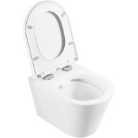 Подвесной безободковый унитаз BelBagno Flay-R BB506CH