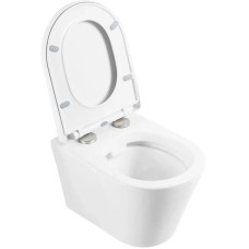 Подвесной безободковый унитаз BelBagno Flay-R BB506CH