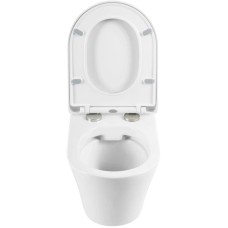 Подвесной безободковый унитаз BelBagno Flay-R BB506CH