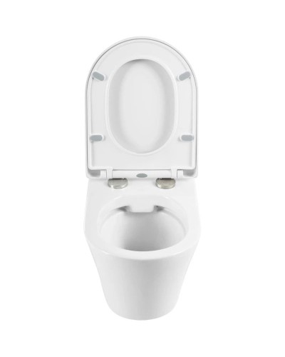 Подвесной безободковый унитаз BelBagno Flay-R BB506CH