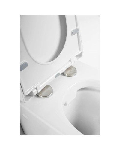 Подвесной безободковый унитаз BelBagno Flay-R BB506CH