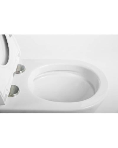 Подвесной безободковый унитаз BelBagno Flay-R BB506CH