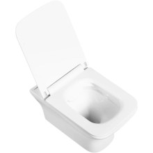 Подвесной безободковый унитаз BelBagno Romano BB248CHR-SM