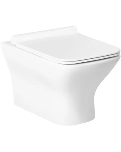 Подвесной безободковый унитаз BelBagno Romano BB248CHR-SM