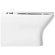 Подвесной безободковый унитаз BelBagno Romano BB248CHR-SM