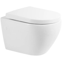 Подвесной безободковый унитаз BelBagno Sfera-R BB513CH