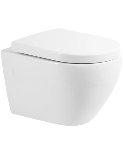 Подвесной безободковый унитаз BelBagno Sfera-R BB513CH