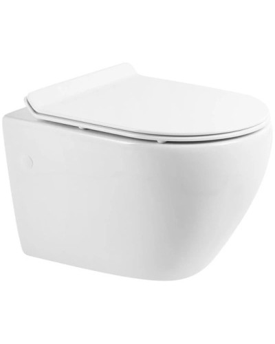 Подвесной безободковый унитаз BelBagno Sfera-R BB513CH