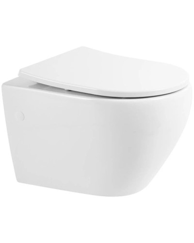 Подвесной безободковый унитаз BelBagno Sfera-R BB513CH