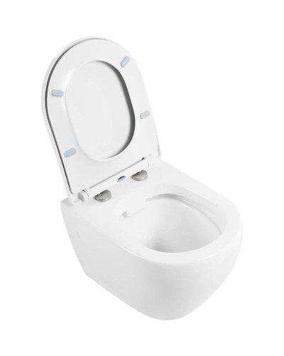 Подвесной безободковый унитаз BelBagno Sfera-R BB513CH