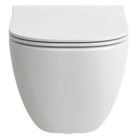 Подвесной безободковый унитаз с сиденьем микролифт Laufen Basal 8.66E1.0.000.000.1