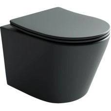 Подвесной безободковый унитаз с сиденьем микролифт Ceramica Nova Balearica CN6000MDH