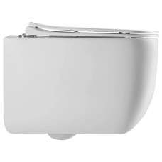 Унитаз подвесной Vincea Form VT1-35 безободковый, с сиденьем микролифт, белый
