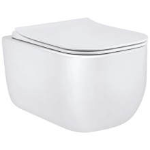 Унитаз подвесной Vincea Form VT1-35 безободковый, с сиденьем микролифт, белый