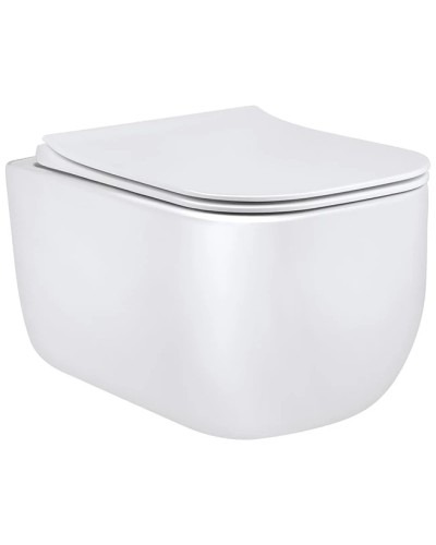 Унитаз подвесной Vincea Form VT1-35 безободковый, с сиденьем микролифт, белый