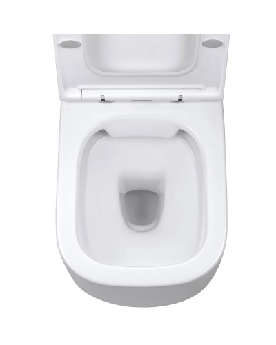 Унитаз подвесной Vincea Form VT1-35 безободковый, с сиденьем микролифт, белый