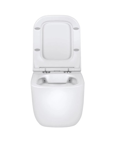 Унитаз подвесной Vincea Form VT1-35 безободковый, с сиденьем микролифт, белый