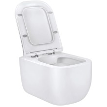 Унитаз подвесной Vincea Form VT1-35 безободковый, с сиденьем микролифт, белый