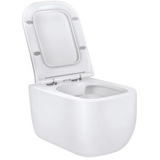 Унитаз подвесной Vincea Form VT1-35 безободковый, с сиденьем микролифт, белый