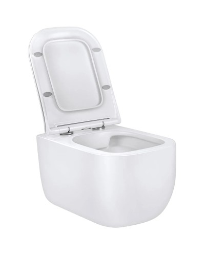 Унитаз подвесной Vincea Form VT1-35 безободковый, с сиденьем микролифт, белый