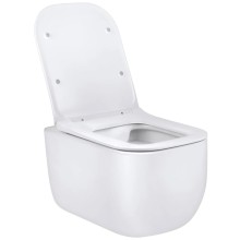 Унитаз подвесной Vincea Form VT1-35 безободковый, с сиденьем микролифт, белый