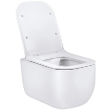 Унитаз подвесной Vincea Form VT1-35 безободковый, с сиденьем микролифт, белый