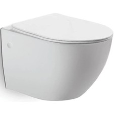 Унитаз подвесной Vincea Globo VT1-14 безободковый, с сиденьем микролифт, белый