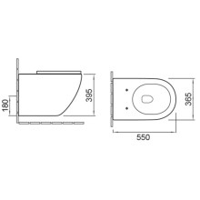 Унитаз подвесной Vincea Globo VT1-14 безободковый, с сиденьем микролифт, белый