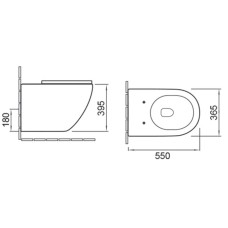 Унитаз подвесной Vincea Globo VT1-14 безободковый, с сиденьем микролифт, белый