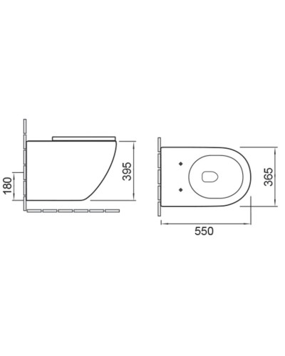 Унитаз подвесной Vincea Globo VT1-14 безободковый, с сиденьем микролифт, белый