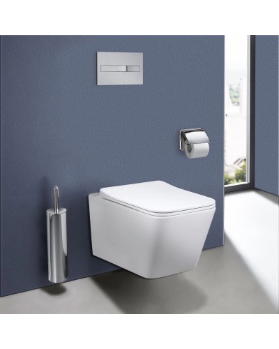 Унитаз подвесной Vincea Q-Line VT1-12 безободковый, с сиденьем микролифт, белый