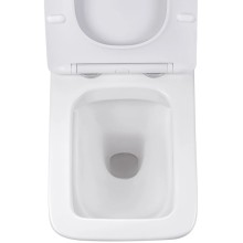 Унитаз подвесной Vincea Q-Line VT1-12 безободковый, с сиденьем микролифт, белый