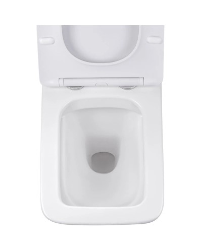 Унитаз подвесной Vincea Q-Line VT1-12 безободковый, с сиденьем микролифт, белый