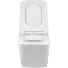 Унитаз подвесной Vincea Q-Line VT1-12 безободковый, с сиденьем микролифт, белый