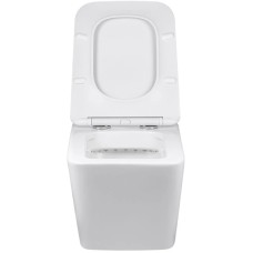 Унитаз подвесной Vincea Q-Line VT1-12 безободковый, с сиденьем микролифт, белый