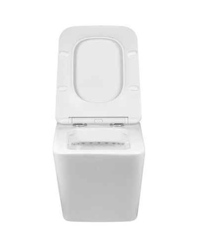 Унитаз подвесной Vincea Q-Line VT1-12 безободковый, с сиденьем микролифт, белый