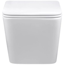 Унитаз подвесной Vincea Q-Line VT1-12 безободковый, с сиденьем микролифт, белый