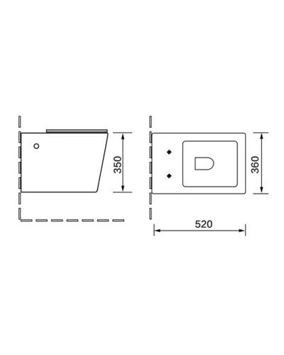 Унитаз подвесной Vincea Q-Line VT1-12G1B безободковый, с сиденьем микролифт, золотой/черный глянец