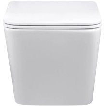 Унитаз подвесной Vincea Q-Line VT1-12MW безободковый, с сиденьем микролифт, белый матовый