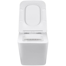 Унитаз подвесной Vincea Q-Line VT1-12MW безободковый, с сиденьем микролифт, белый матовый