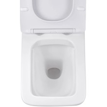 Унитаз подвесной Vincea Q-Line VT1-12MW безободковый, с сиденьем микролифт, белый матовый