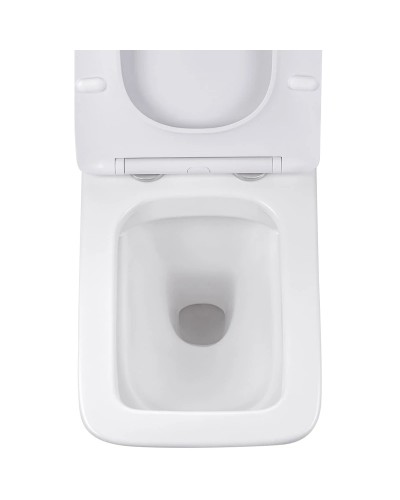 Унитаз подвесной Vincea Q-Line VT1-12MW безободковый, с сиденьем микролифт, белый матовый