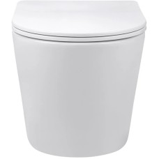 Унитаз подвесной Vincea Piatti VT1-11 безободковый, с сиденьем микролифт, белый