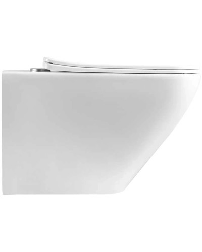 Унитаз подвесной Vincea Neo VT1-22 безободковый, с сиденьем микролифт, белый