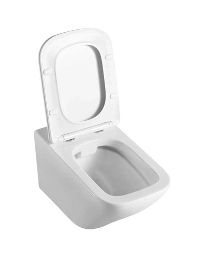 Унитаз подвесной Vincea Neo VT1-22 безободковый, с сиденьем микролифт, белый