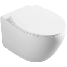 Унитаз подвесной Vincea Felice VT1-25 безободковый, с сиденьем микролифт, белый