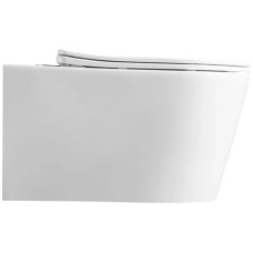 Унитаз подвесной Vincea Cute VT1-24 безободковый, с сиденьем микролифт, белый