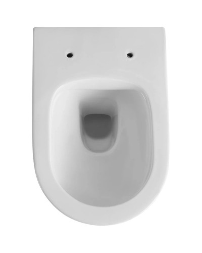 Унитаз подвесной Vincea Cute VT1-24 безободковый, с сиденьем микролифт, белый